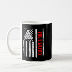 Caneca De Café Billiard American Flag Player Billiards Billiards