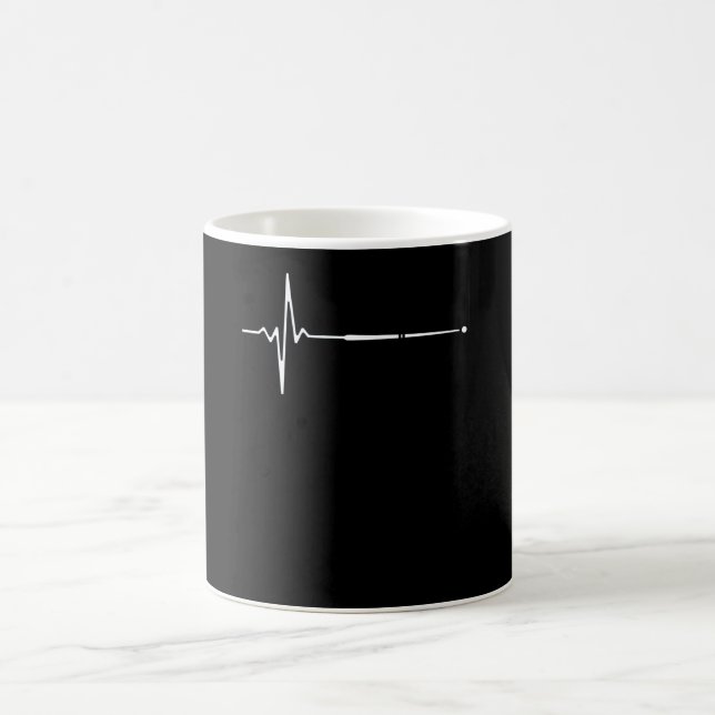 Caneca De Café Billiard Cue Heartbeat (Centro)