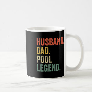 Caneca De Café Billiards Funny Husband Pai Legend Vin
