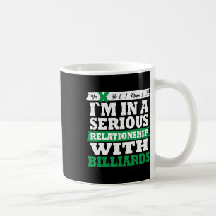 Caneca De Café Billiards, Meu Relacionamento Sério Engraçado