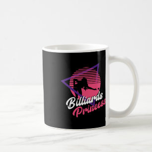 Caneca De Café Billiards Piscina Player Ball Girl Retro Vintage B