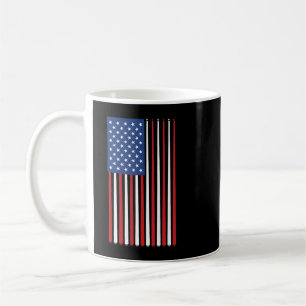 Caneca De Café Billiards Player EUA Flag Piscina Stick Cue