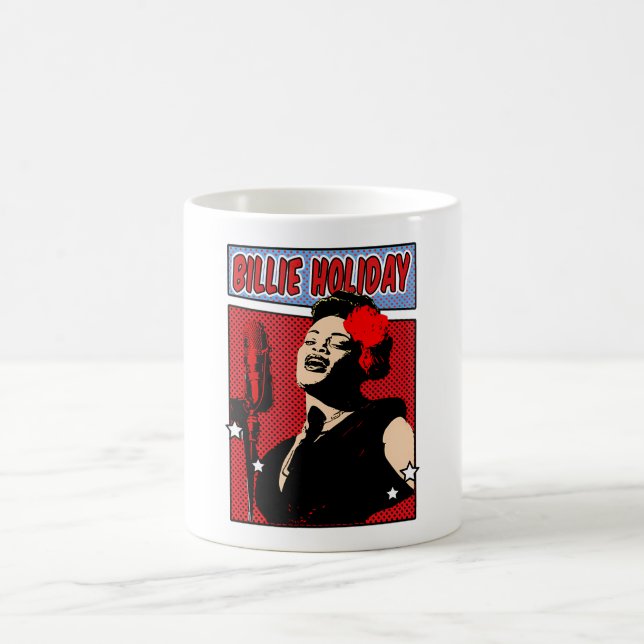 Caneca De Café Billie Holiday (Centro)