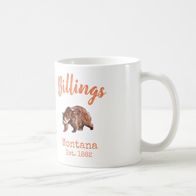Caneca De Café Billings Montana (Direita)