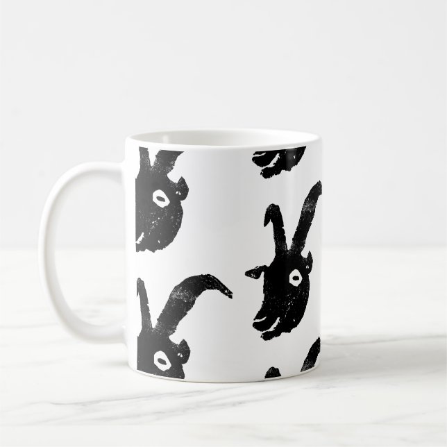 Caneca De Café Billy Goat Potato Impressão Pattern (Esquerda)