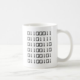 Caneca De Café Binário Nerdy do café