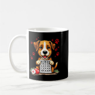 Caneca De Café Bingo And Dog Funny Bingo Love Bingo And Dog Gift