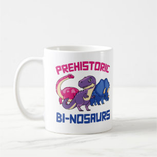 Caneca De Café Binossauros Pré-históricos Bi-nossauros