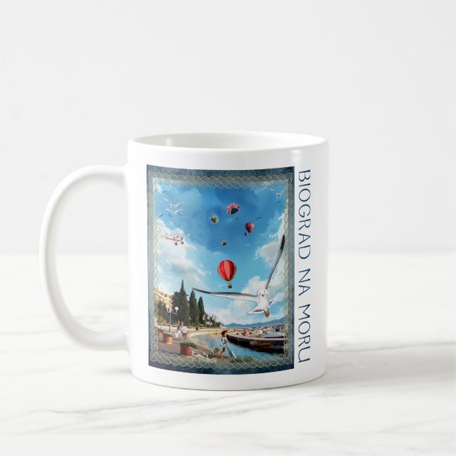 Caneca De Café Biograd na moru 4 (Esquerda)