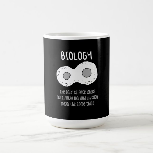 Caneca De Café Biologia - Biologia O Único Presente Ciência (Centro)