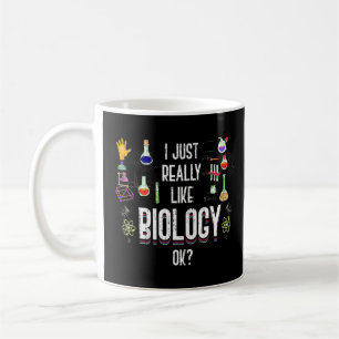 Caneca De Café Biologia Ciência Estudante Cientista Geek Biologia