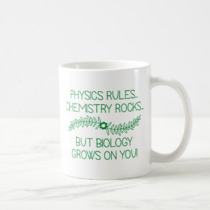 Caneca De Café Biologia Cresce Em Você