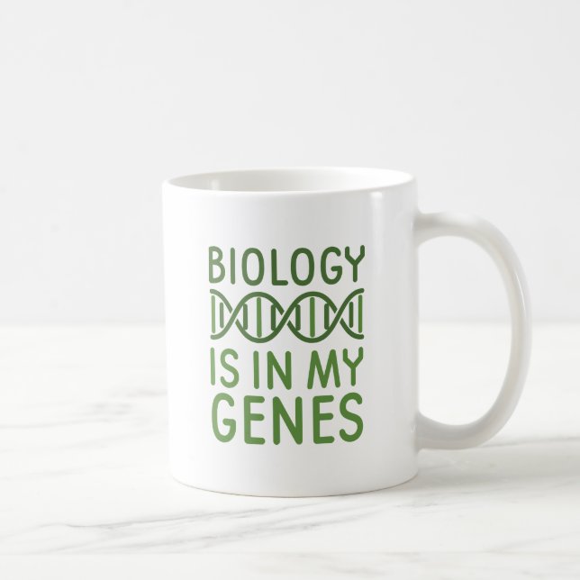 Caneca De Café Biologia Está Em Meus Genes (Direita)