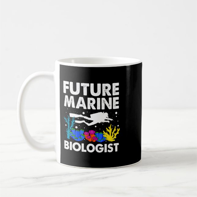 Caneca De Café Biologia Marinha legal Futura (Esquerda)