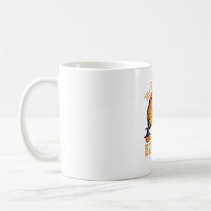 Caneca De Café Biólogo do Halloween Bruxa Abóbora Casa Assombrada