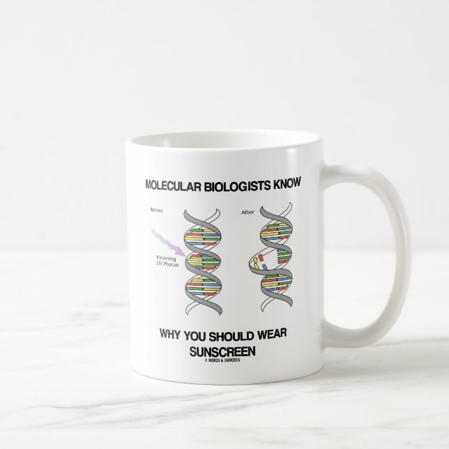 Caneca De Café Biólogos Moleculares Sabem Por Que Você Veste Prot (Direita)