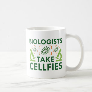 Caneca De Café Biólogos tiram celas