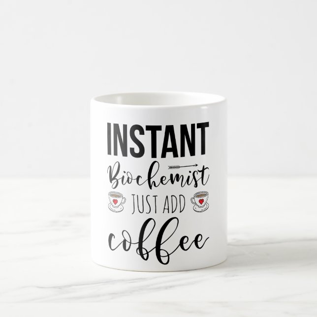Caneca De Café Bioquímico Instantâneo Apenas Adicione Café (Centro)