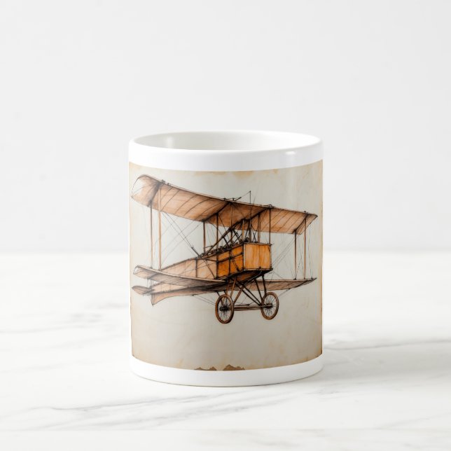 Caneca De Café Biplano antigo  (Centro)