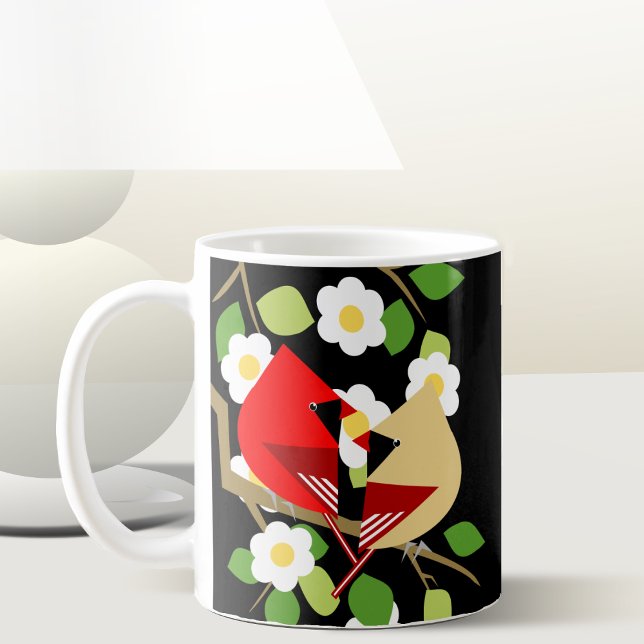 Caneca De Café Bird e a Nature Lover (Criador carregado)