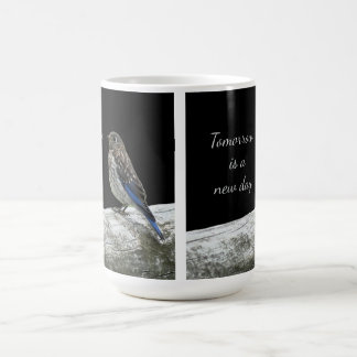 Caneca De Café Bird On a Fence Mug