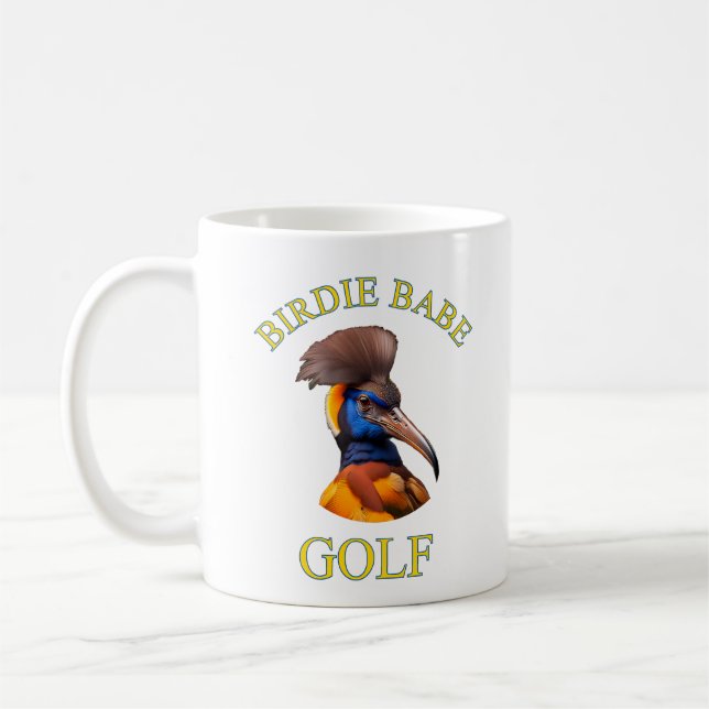Caneca De Café Birdie Babe Golfer (Esquerda)