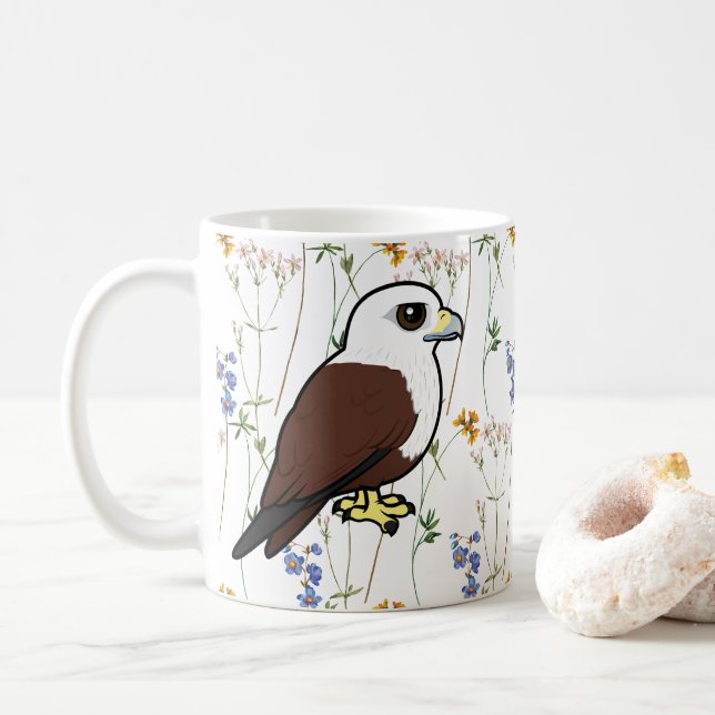Caneca De Café Birdorable Brahminy Kite (Com Donut)