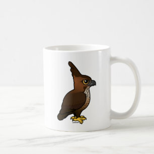 Caneca De Café Birdorable Javan Hawk-Eagle (adulto e juvenil)