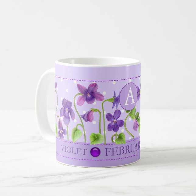 Caneca De Café Birds Flower and Gem Feywic Mug (Frente Esquerda)