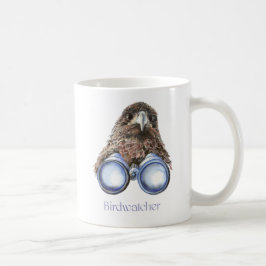 Caneca De Café Birdwatcher Hawk Bird A Observar-Te Humor