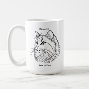 Caneca De Café Birman Cat Portrait