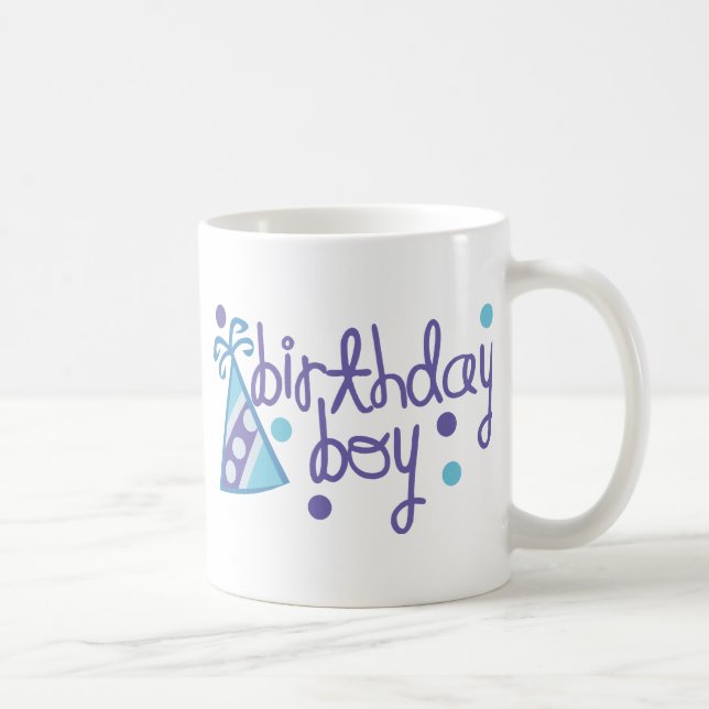Caneca De Café Birthday Boy (Direita)