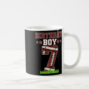 Caneca De Café Birthday Boy 7 Futebol Lover Ball 7 Anos Bda