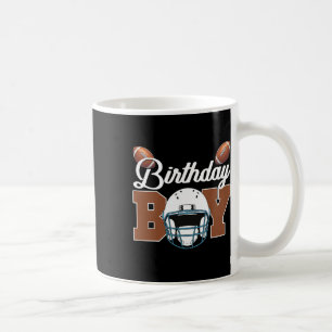 Caneca De Café Birthday Boy Kids Festa de aniversário de futebol