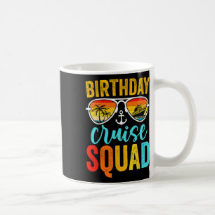 Caneca De Café Birthday Cruise Squad 2025 Cruise Festa de anivers