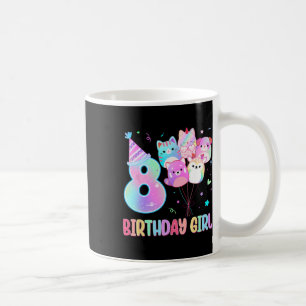 Caneca De Café Birthday Girl 8º aniversário Esquadrão de Esquadrã