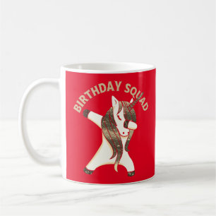 Caneca De Café BIRTHDAY SQUAD, presente de aniversário engraçado 