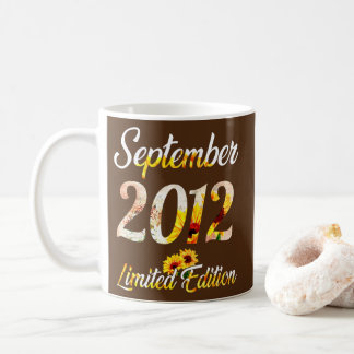 Caneca De Café Birthday Women girl Sunflower setembro de 2012