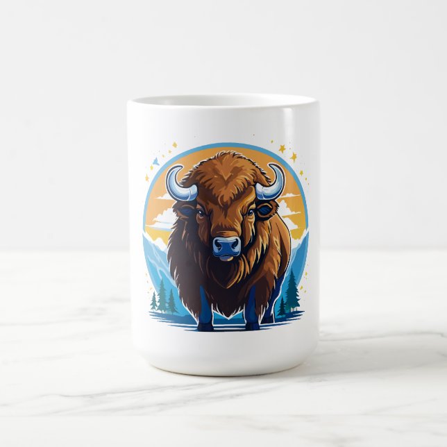 Caneca De Café bisão-americano (Centro)