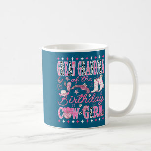 Caneca De Café Bisavó da Rodeio de Cow-girl de Aniversário Weste