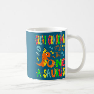 Caneca De Café Bisavó do Menino de Um Ano-sauro no Primeiro Anive