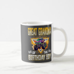 Caneca De Café Bisavó do Menino do Aniversário Caminhão Monstro B