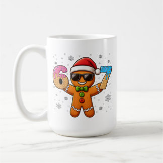 Caneca De Café Biscoito de Gengibre Legal 67 — Números de Sorvete