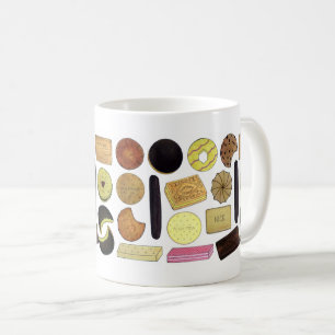 Caneca De Café Biscoitos britânicos Pão-de-Atalho Rich Tea Digest
