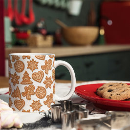 Caneca De Café Biscoitos de Gengibre de Natal