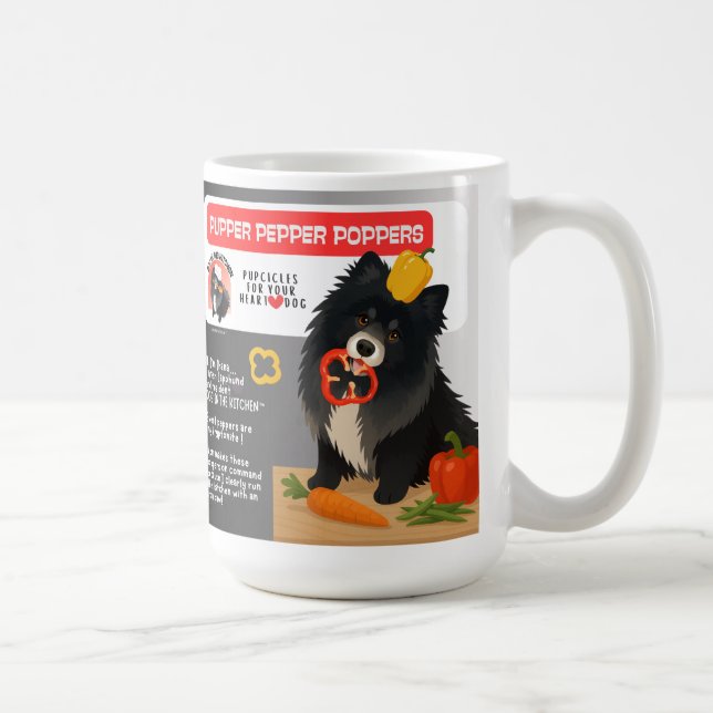 Caneca De Café BISCOITOS DE PIMENTA PARA CACHORRINHOS Receita do  (Direita)