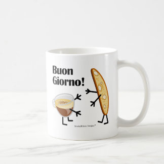 Caneca De Café Biscotti & café - Buon Giorno!