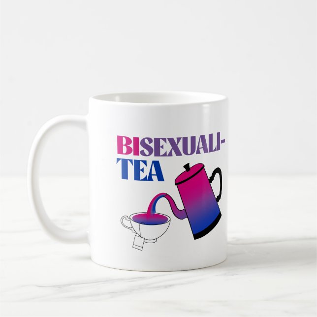 Caneca De Café Bisexuali-tea Bisexualitea (Esquerda)