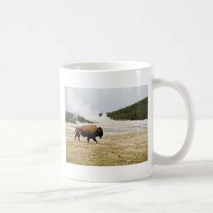 Caneca De Café Bison e Old Faithful