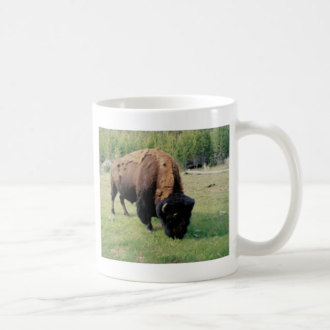 Caneca De Café Bisonte em Yellowstone (Direita)